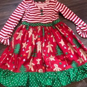 Size 6-7 Eleanor Rose gingerbread dress